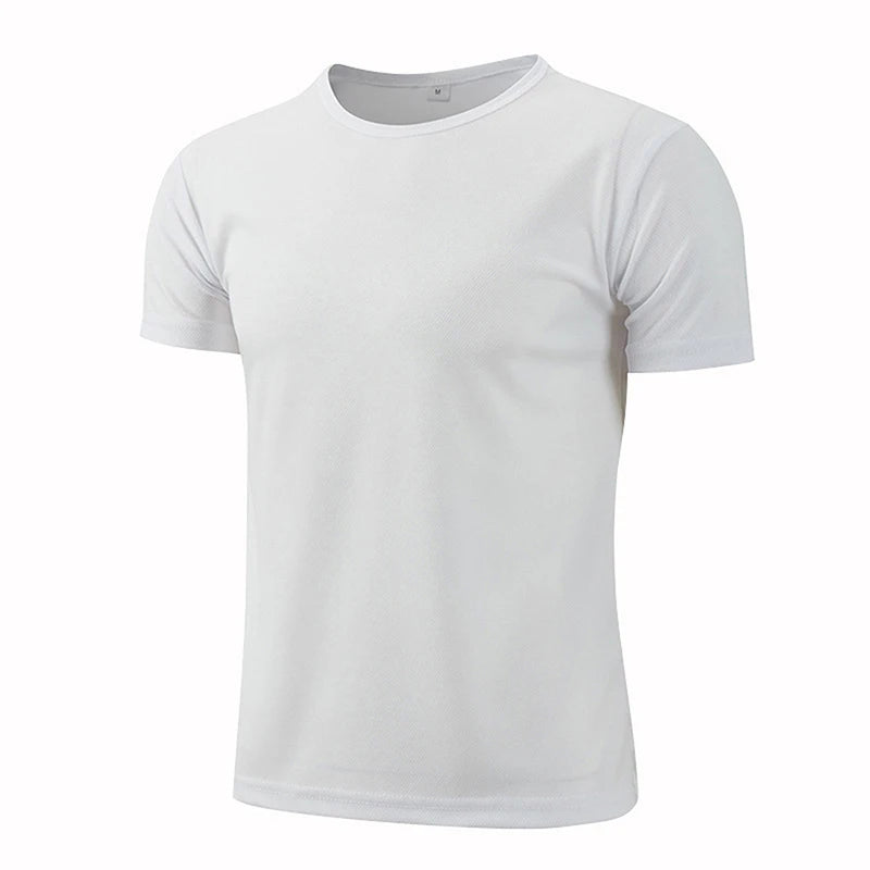 Multicolor Quick Dry Short Sleeve Sport T Shirt Gym Jerseys Fitness Shirt Trainer Running T-Shirt Men'S Breathable Sportswear
