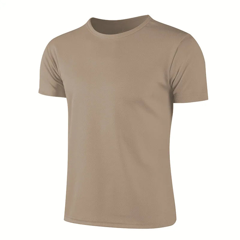 Multicolor Quick Dry Short Sleeve Sport T Shirt Gym Jerseys Fitness Shirt Trainer Running T-Shirt Men'S Breathable Sportswear