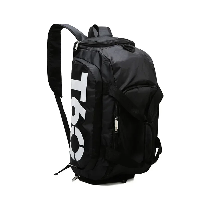 Bolsa de gimnasio impermeable T60 con compartimento para zapatos, un bolso deportivo ideal como mochila de viaje para hombres y mujeres.