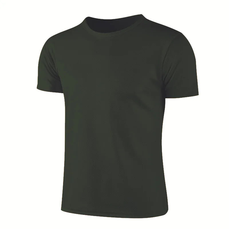 Multicolor Quick Dry Short Sleeve Sport T Shirt Gym Jerseys Fitness Shirt Trainer Running T-Shirt Men'S Breathable Sportswear