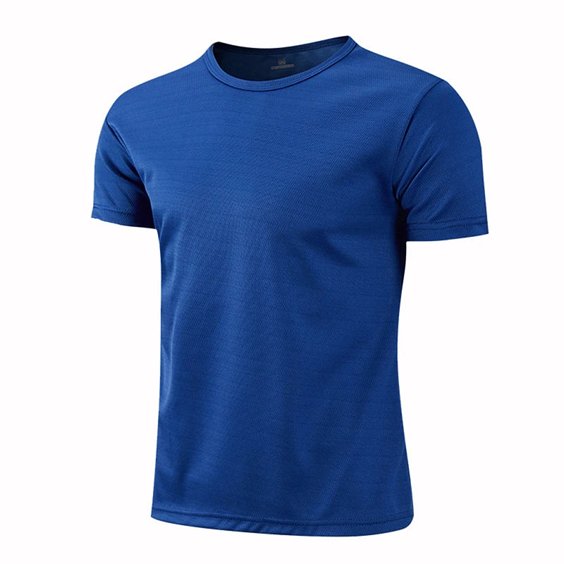 Multicolor Quick Dry Short Sleeve Sport T Shirt Gym Jerseys Fitness Shirt Trainer Running T-Shirt Men'S Breathable Sportswear
